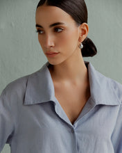 Kha Overlap Shirt - Sky