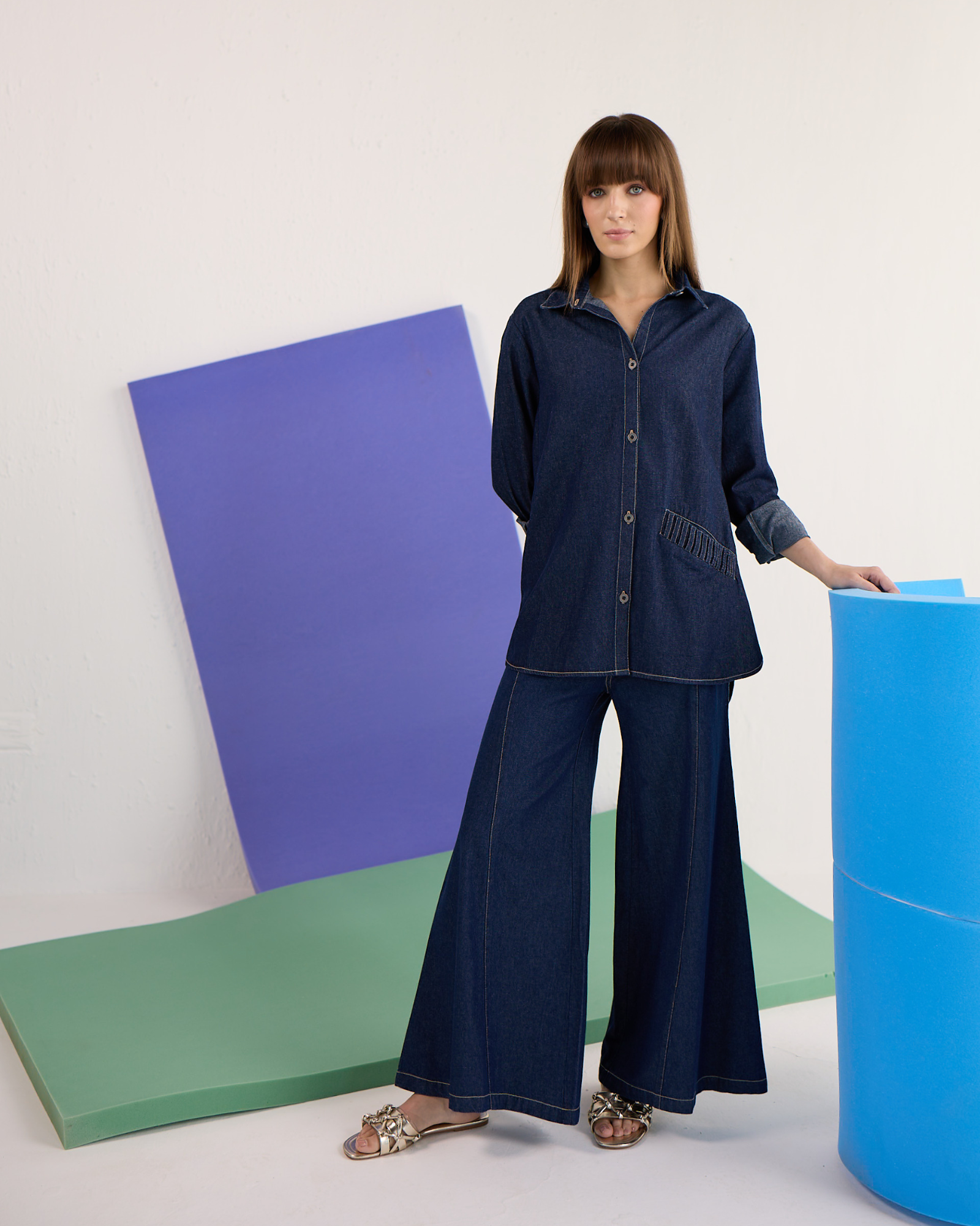 Loop Shirt Set (Aur Jeans)
