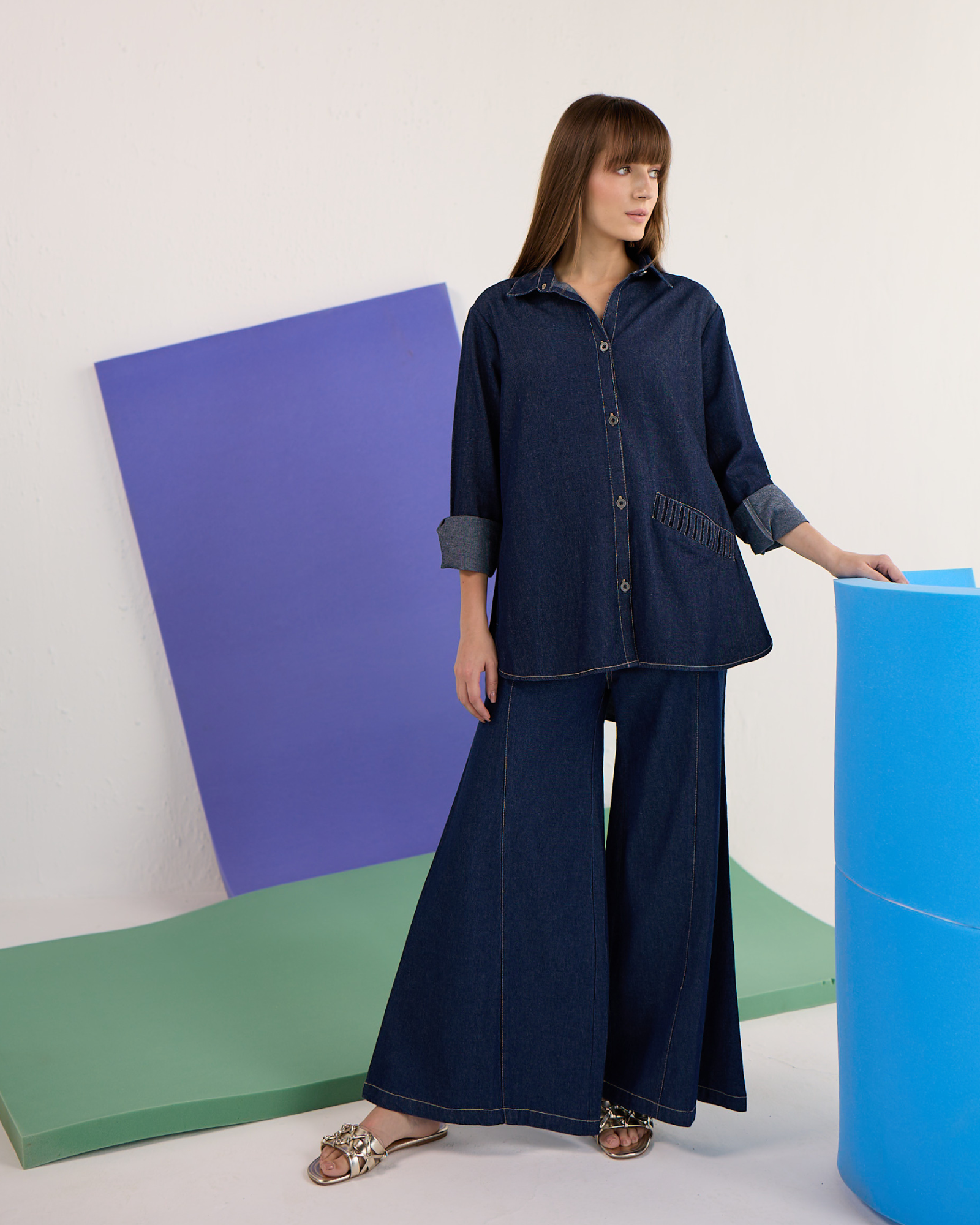 Loop Shirt Set (Aur Jeans)