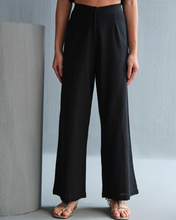 Classic Linen Pants - Noir