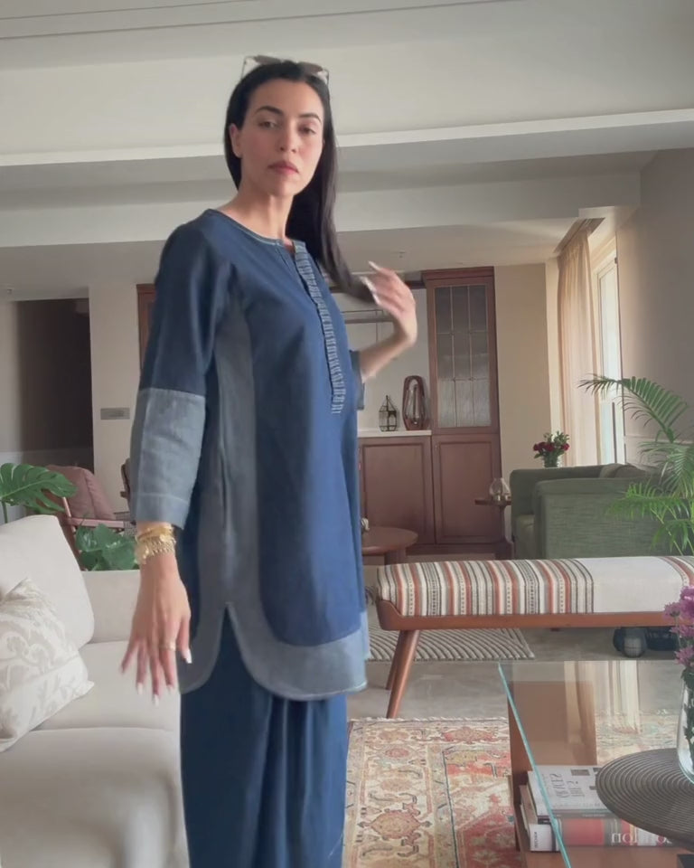 Denim Farshi Set