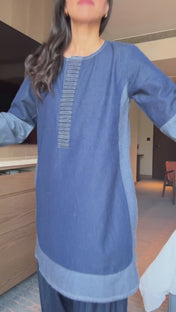 Denim Farshi Set
